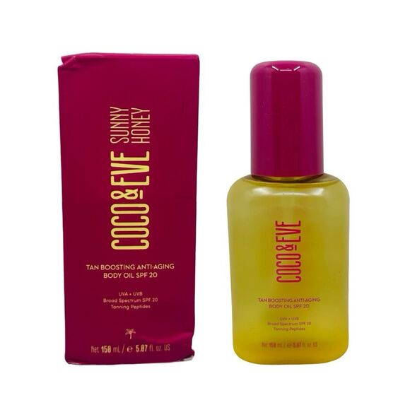Coco & Eve Sunny Honey Tan Boosting Anti-Aging Body Oil SPF 20 - 5.07 fl oz - Picture 1 of 3